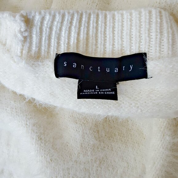 NWOT! REVOLVE'S Sanctuary FLUFF IT UP CARDIGAN SZ L - Picture 6 of 9